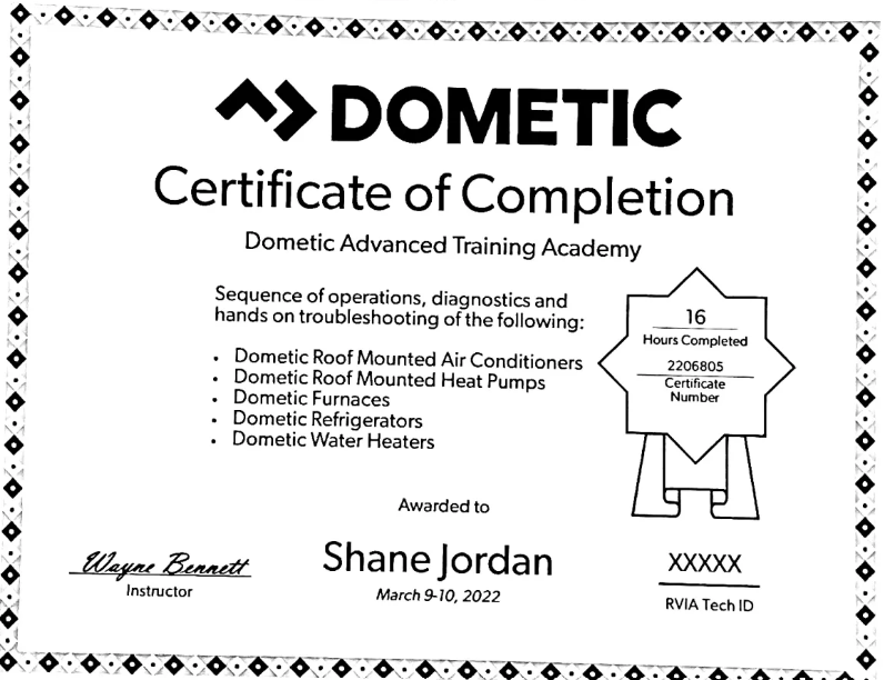 Dometic Advance Training Academy