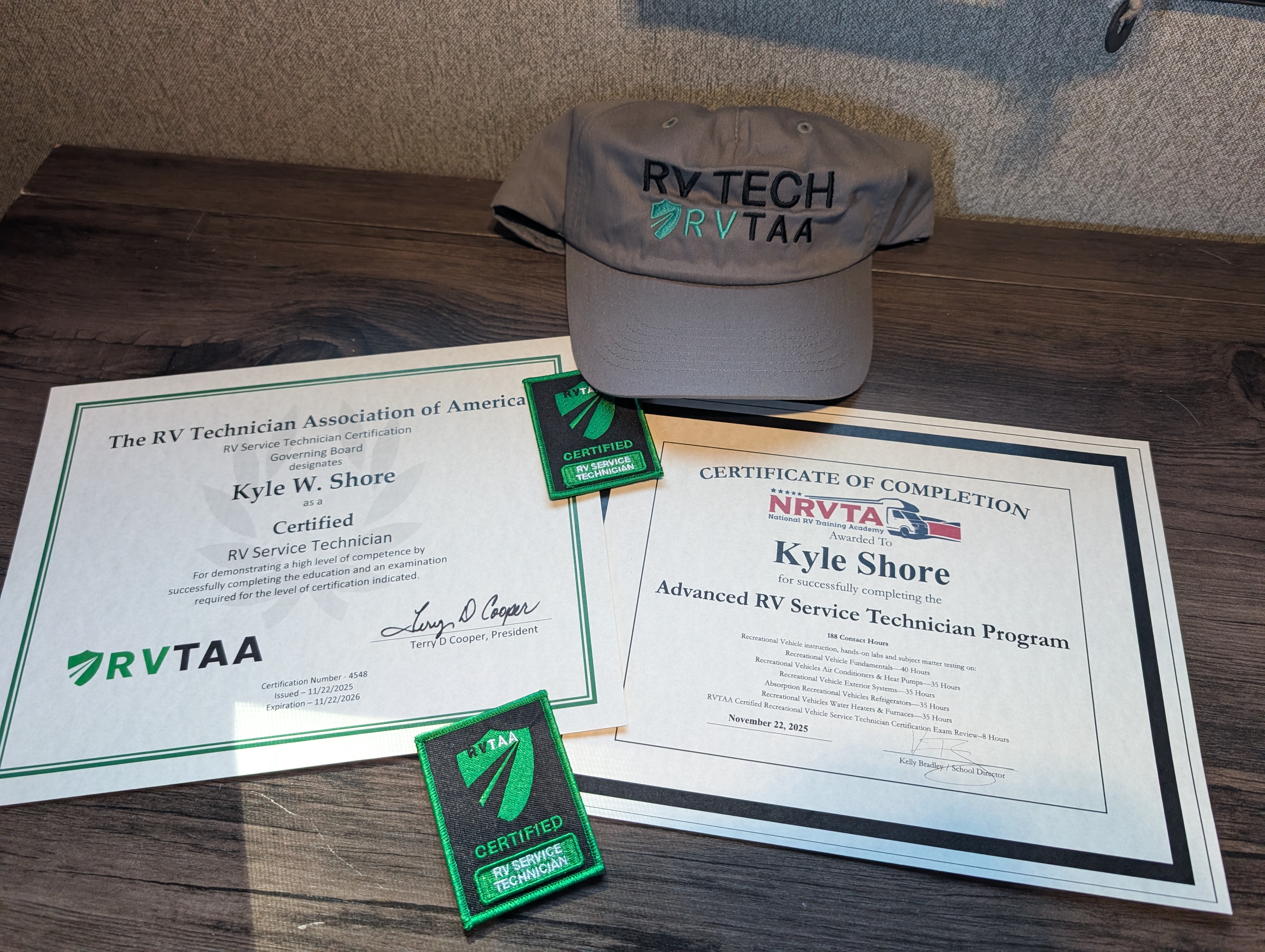 NRVTA certified