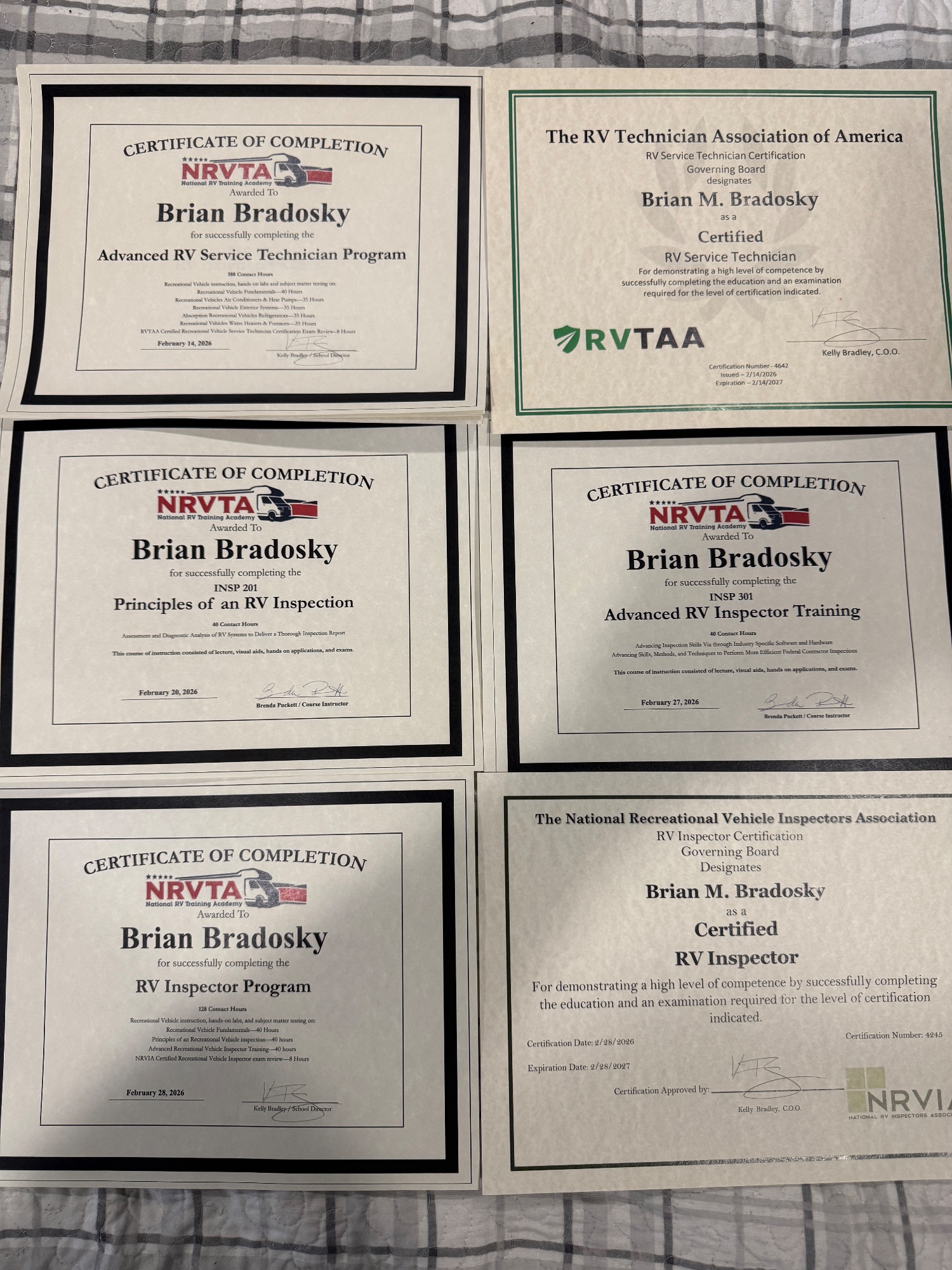 NRVTA certified