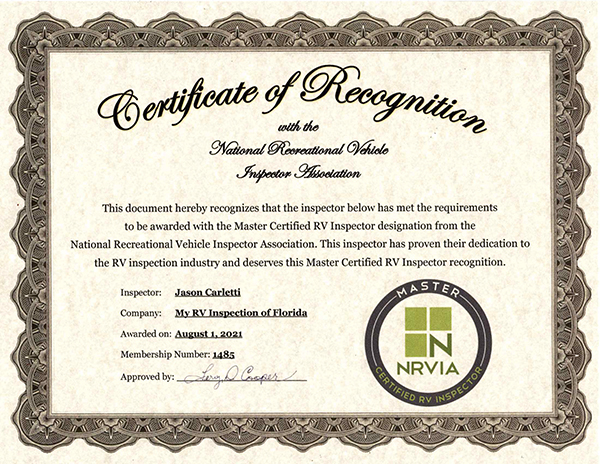 NRVIA master certified