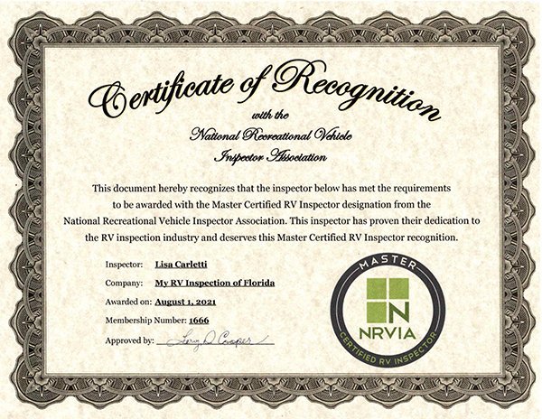 NRVIA master certified